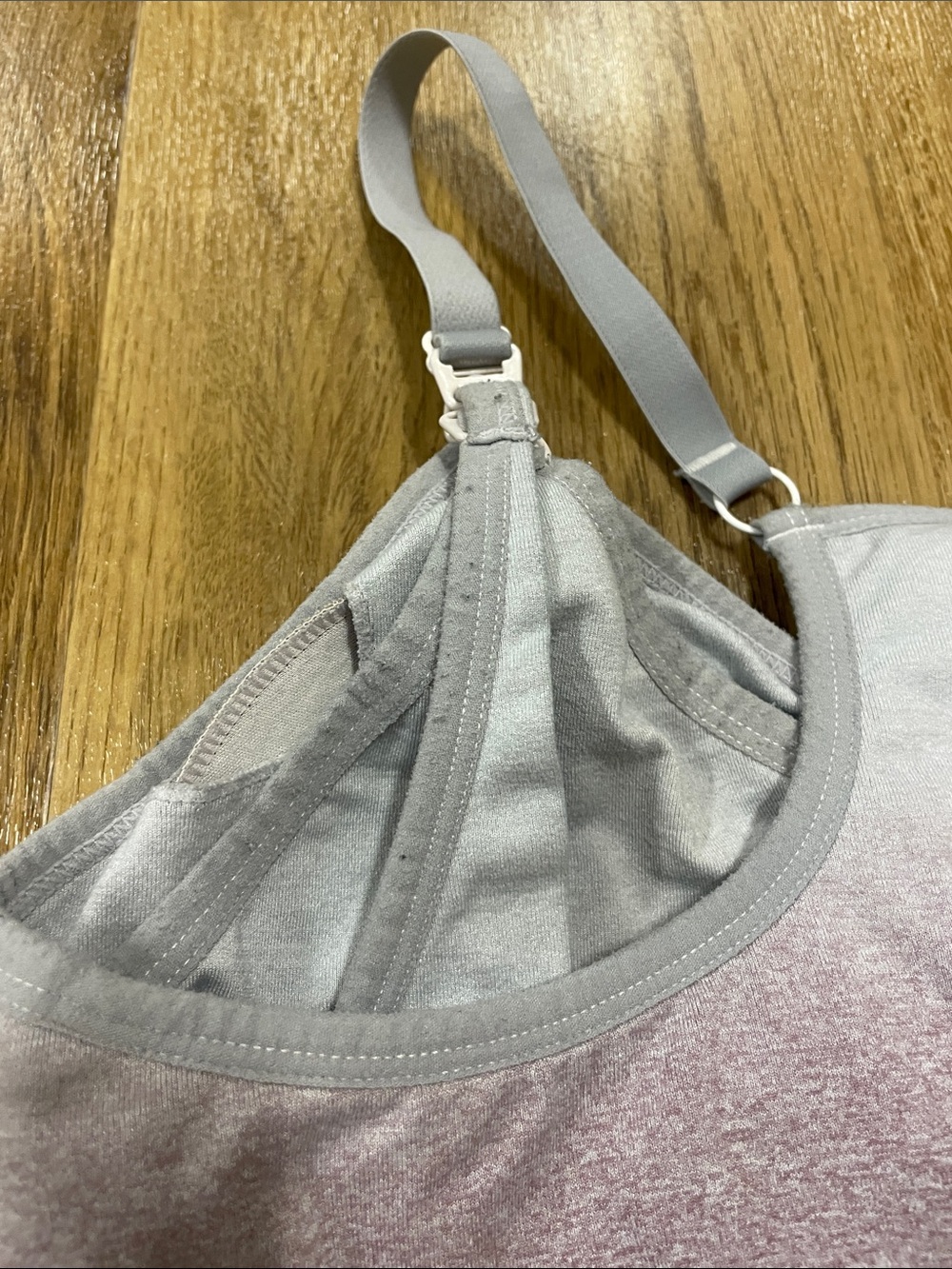 Kindred Bravely Nursing Bras - Black and Light Pink Ombre - Picture 10 of 10